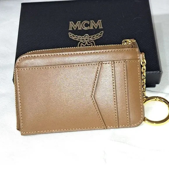 Authentic New MCM Tracy Zip Card Case in Spanish Leather - Picture 5 of 16